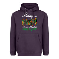 Plum Being A Mom Makes My Life Complete For dark Heavyweight Hoodie - Bettercallsaul