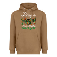 Toasted Coconut Being A Mom Makes My Life Complete For dark Heavyweight Hoodie - Bettercallsaul
