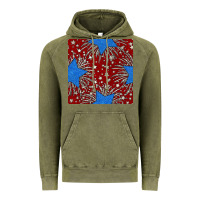 Vintage Olive Glitter 4th of July Seamless Pattern Vintage Hoodie - BundleAndBundleShop
