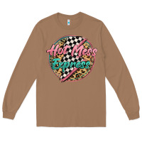 Toasted Coconut hot mess express Long Sleeve Tee - MaliasSmallBusiness