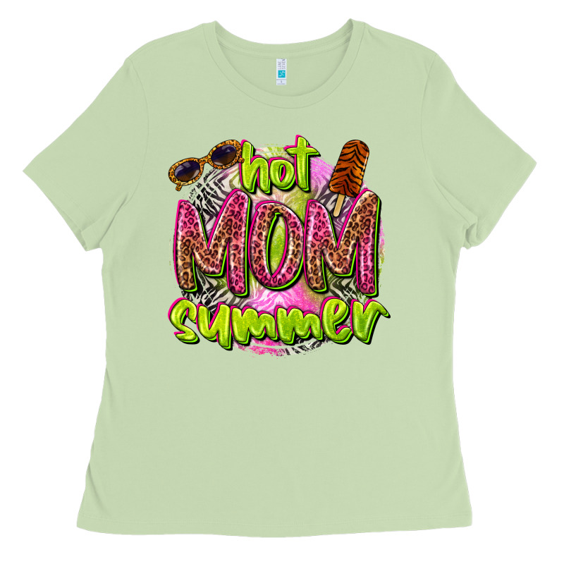 Hot Mom Summer Ladies Tee by texasbilliewilder | Teevron