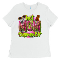 White hot mom summer Ladies Tee - texasbilliewilder
