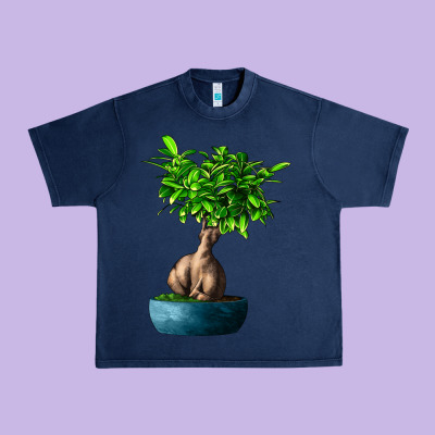 Ficus Ginsenge Urban Heavy Tee Designed By Lillyallendesigns
