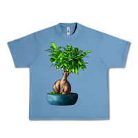 Pebble Blue Ficus Ginsenge Urban Heavy Tee - LillyAllenDesigns