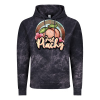Cloud Black just peachy Vintage Hoodie - JahusDesignShop