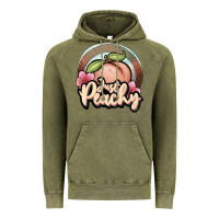 Vintage Olive just peachy Vintage Hoodie - JahusDesignShop