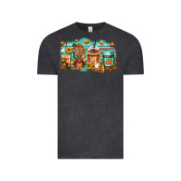 Vintage Black thanksgiving coffee Vintage Tee - Jasminsmagicworld