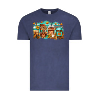 Vintage Denim thanksgiving coffee Vintage Tee - Jasminsmagicworld