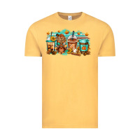 Vintage Mustard thanksgiving coffee Vintage Tee - Jasminsmagicworld