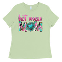 Hot Mess Mom Ladies Tee | Teevron