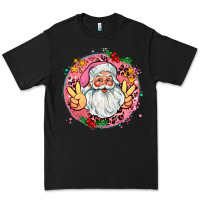 Black merry christmas peace santa Premium Tee - AdoDesignShop