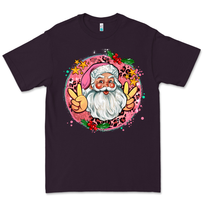 Merry Christmas Peace Santa Premium Tee by AdoDesignShop | Teevron