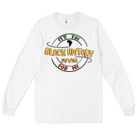 White black history Long Sleeve Tee - MaliasSmallBusiness