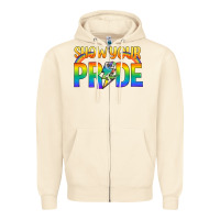 Sandshell Lgbtq Show Your Pride With Rainbow Zipper Hoodie - BundleAndBundleShop