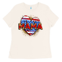 Bone American mama heart Ladies Tee - Zillion Design Studio