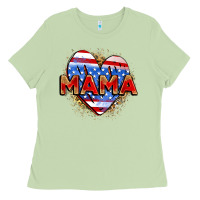 Matcha American mama heart Ladies Tee - Zillion Design Studio