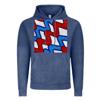 Vintage Denim Glitter 4th Of July Seamless Pattern Vintage Hoodie - BundleAndBundleShop
