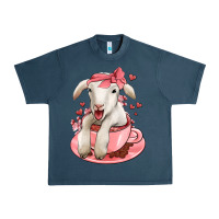 Midnight Navy valentines day lamb Urban Heavy Tee - Jasminsmagicworld
