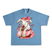 Pebble Blue valentines day lamb Urban Heavy Tee - Jasminsmagicworld