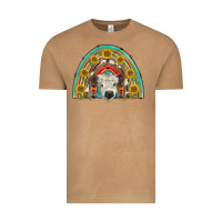 Vintage Camel scottish white calf  rainbow Vintage Tee - BarkalooDesign