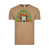 Scottish White Calf  Rainbow Vintage Tee | Teevron