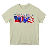 Mossy love 4th of july Heavy Core Tee - Zillion Design Studio