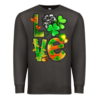 Smoke st.patrick love with clover Premium Sweatshirt - NancyCooperArtShop