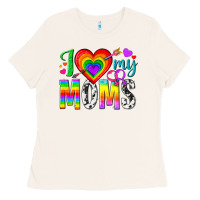 Bone i love my moms Ladies Tee - texasbilliewilder