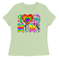 Matcha i love my moms Ladies Tee - texasbilliewilder