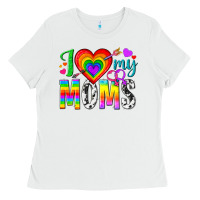 I Love My Moms Ladies Tee | Teevron