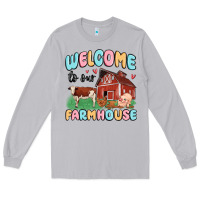 Moon Dust welcome to our farmhouse Long Sleeve Tee - MaliasSmallBusiness