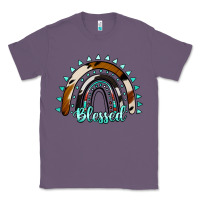 Lavender blessed rainbow cowhide aztec Classic Tee - Jasminsmagicworld