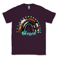 Plum blessed rainbow cowhide aztec Classic Tee - Jasminsmagicworld