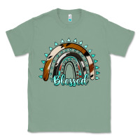 Sage blessed rainbow cowhide aztec Classic Tee - Jasminsmagicworld