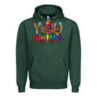 Sports Green Lgbtq You Matter With Leopard Zipper Hoodie - BundleAndBundleShop