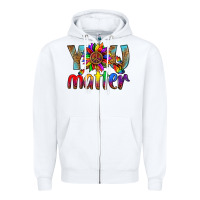 White Lgbtq You Matter With Leopard Zipper Hoodie - BundleAndBundleShop