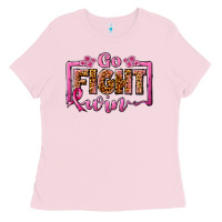 Bubblegum Pink go fight win Ladies Tee - JahusDesignShop