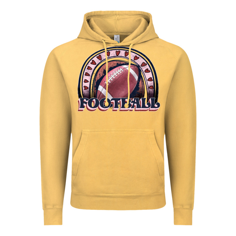 Football Rainbow Vintage Hoodie by JahusDesignShop | Teevron