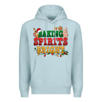 Blue Mist Baking spirits bright Premium Hoodie - NancyCooperArtShop