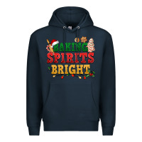 Navy Baking spirits bright Premium Hoodie - NancyCooperArtShop