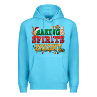 Ocean Blue Baking spirits bright Premium Hoodie - NancyCooperArtShop