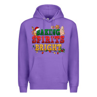 Purple Baking spirits bright Premium Hoodie - NancyCooperArtShop