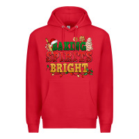 Red Baking spirits bright Premium Hoodie - NancyCooperArtShop