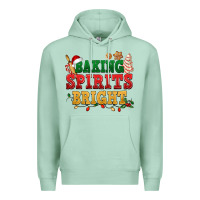 Seafoam Baking spirits bright Premium Hoodie - NancyCooperArtShop