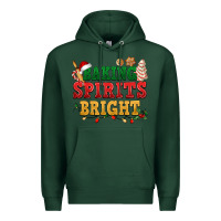 Sports Green Baking spirits bright Premium Hoodie - NancyCooperArtShop