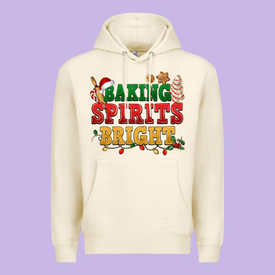 Baking Spirits Bright Premium Hoodie Designed By Nancycooperartshop