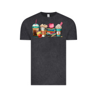 Vintage Black teacher fuel coffee cups Vintage Tee - Jasminsmagicworld