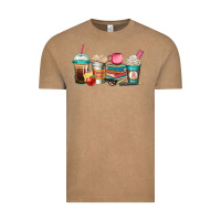 Vintage Coffee teacher fuel coffee cups Vintage Tee - Jasminsmagicworld