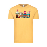 Vintage Mustard teacher fuel coffee cups Vintage Tee - Jasminsmagicworld