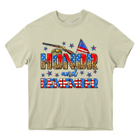 Mossy honor and remember Heavy Core Tee - Zillion Design Studio